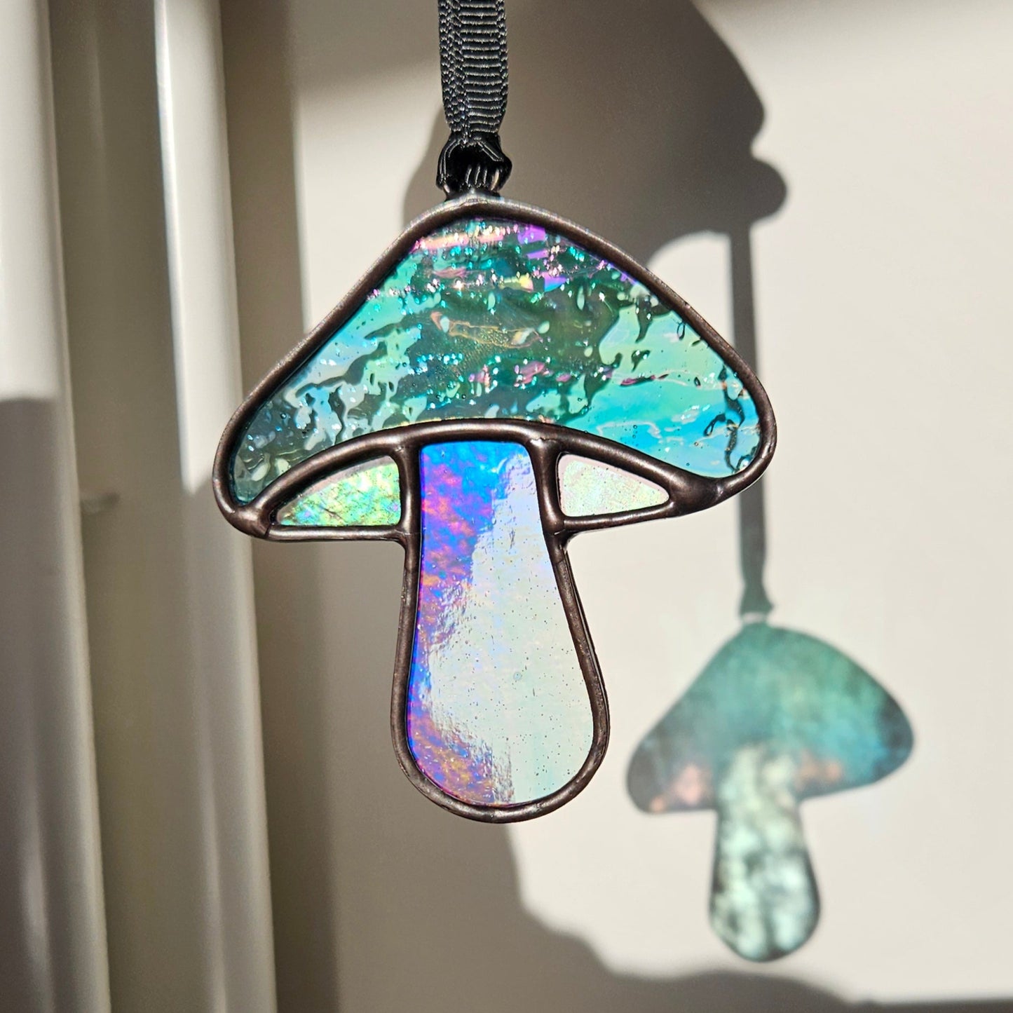 Mushroom Suncatcher #3 (MADE TO ORDER 1-2 WEEKS)