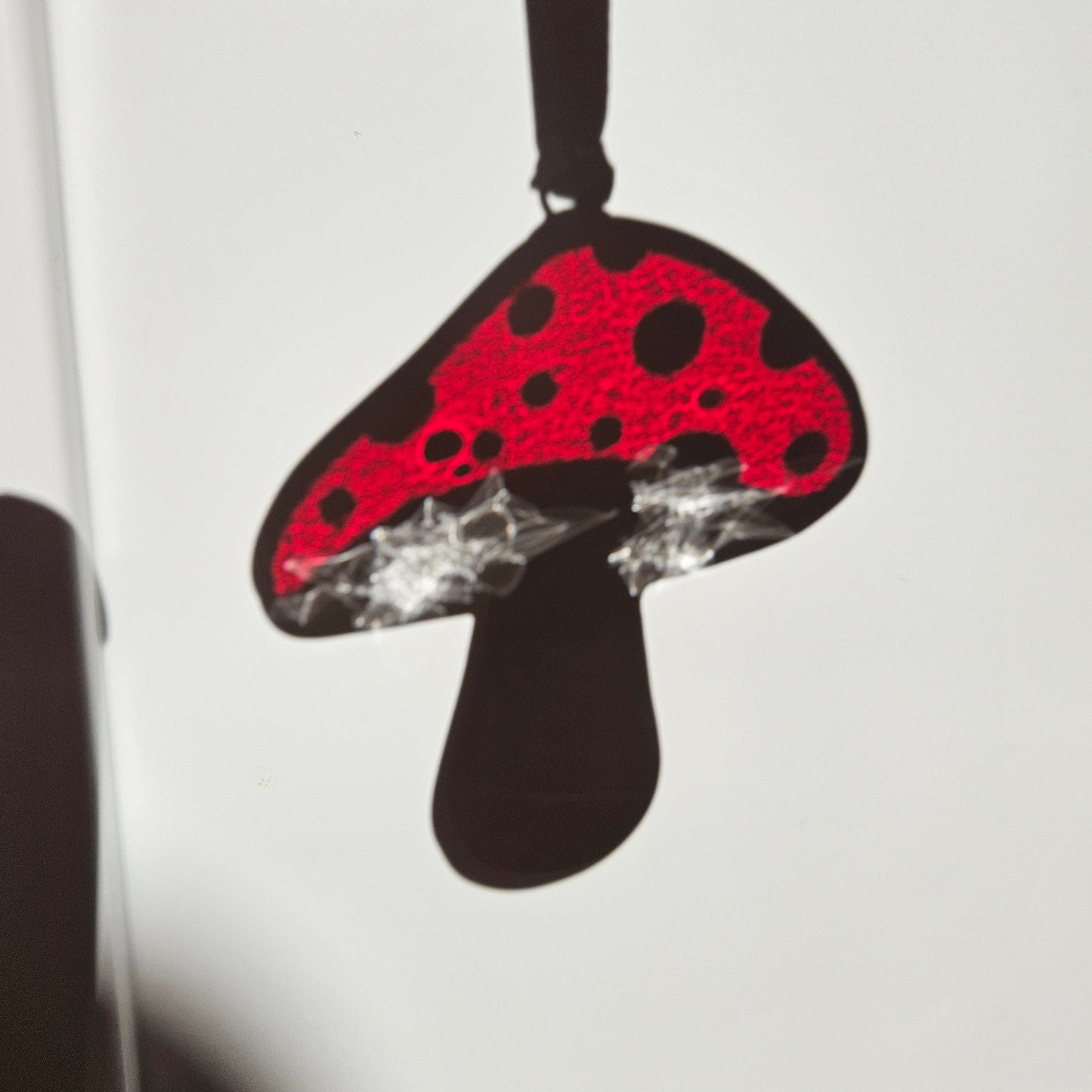 Mushroom Suncatcher #4 (MADE TO ORDER 1-2 weeks)
