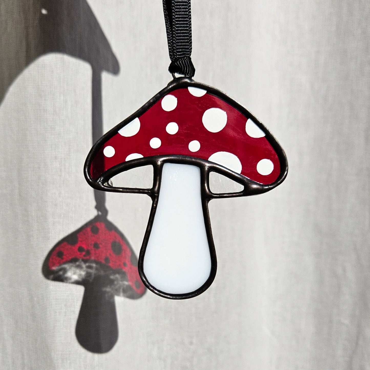 Mushroom Suncatcher #4 (MADE TO ORDER 1-2 weeks)