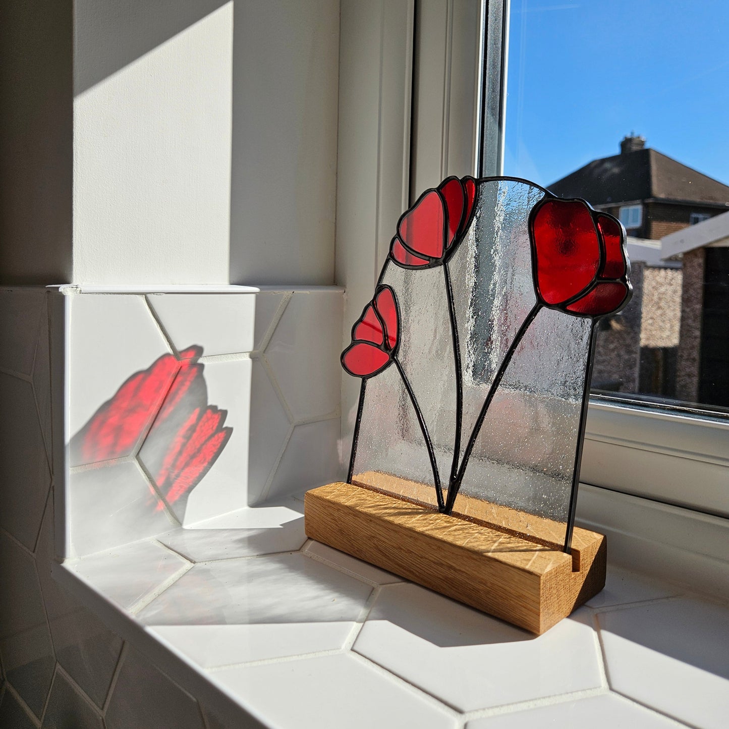 Red Poppy Panel