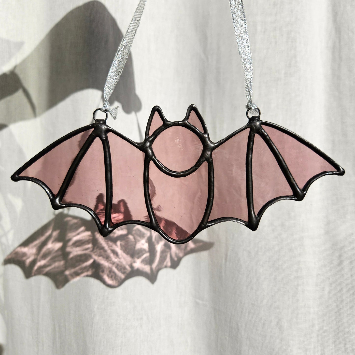 Stained Glass Bat Suncatcher