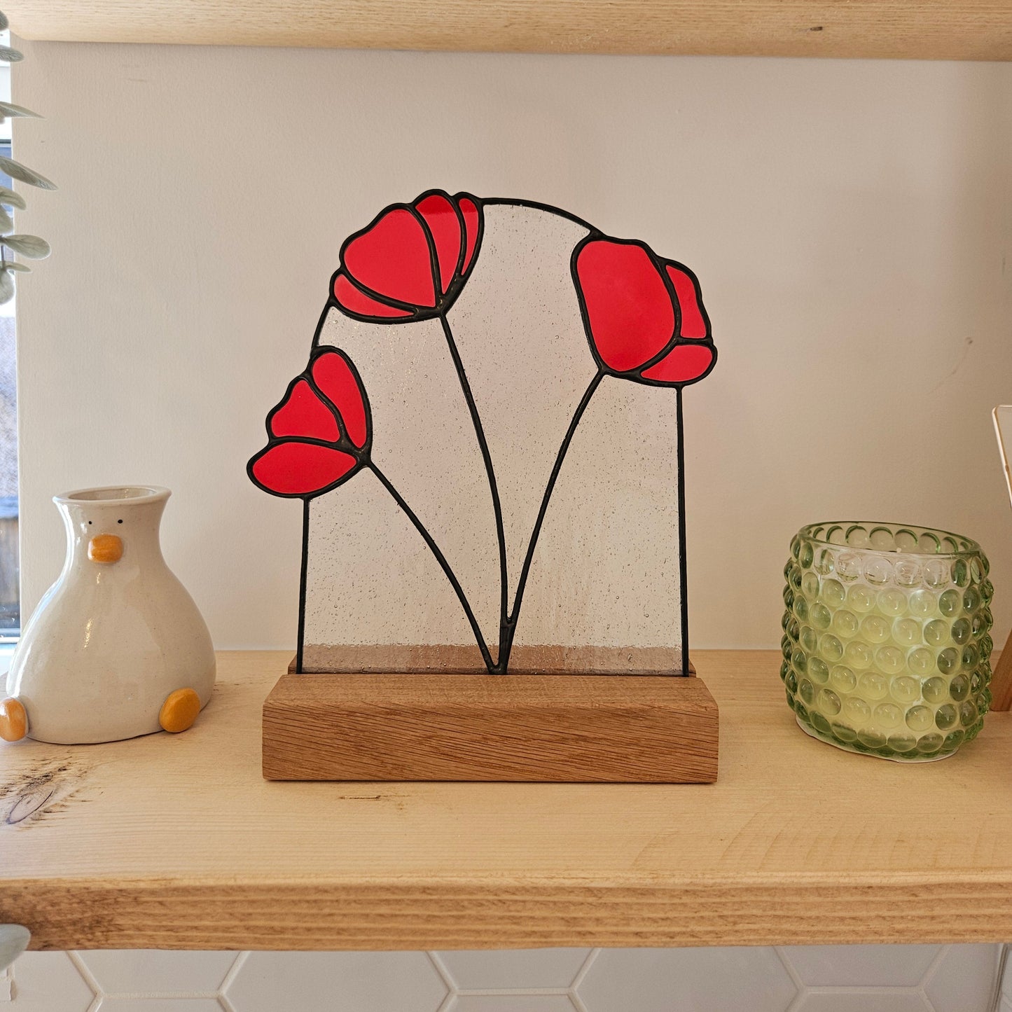 Red Poppy Panel