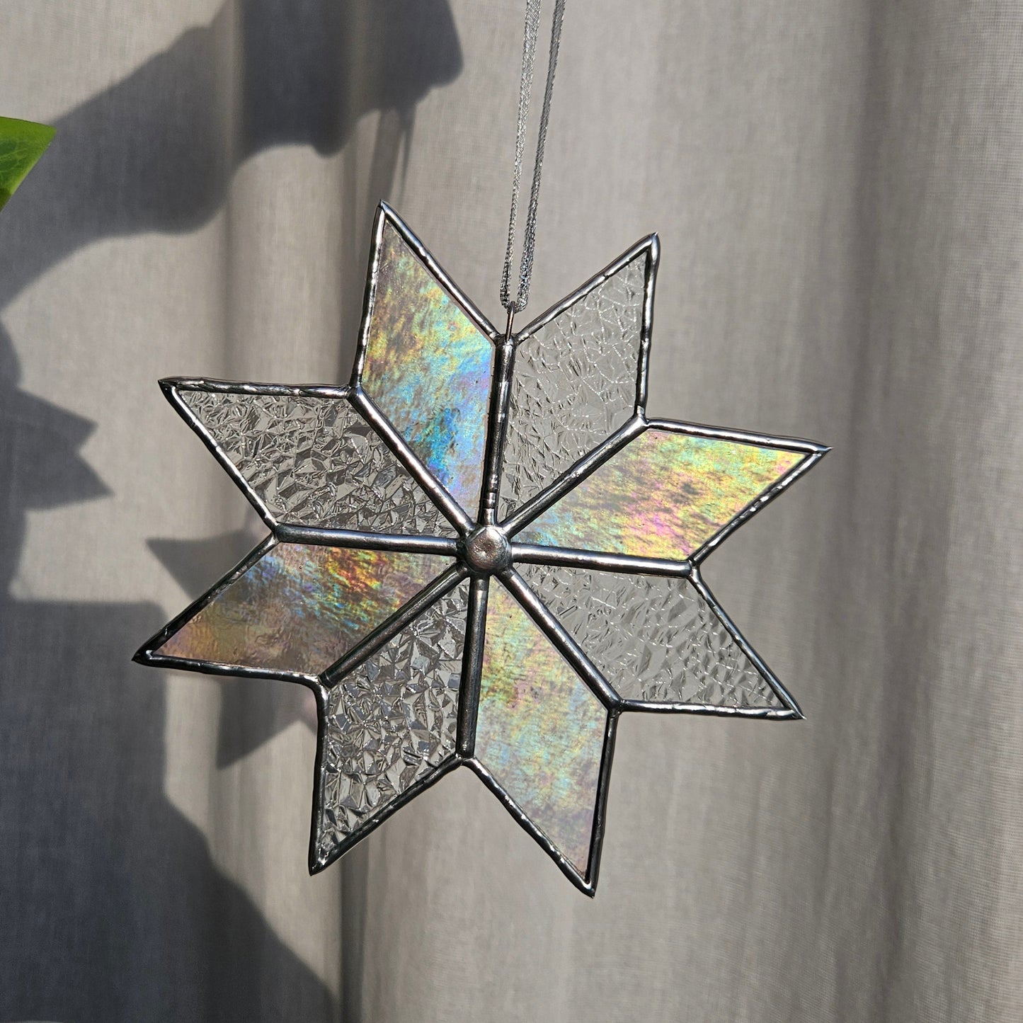 Iridescent Star Suncatcher