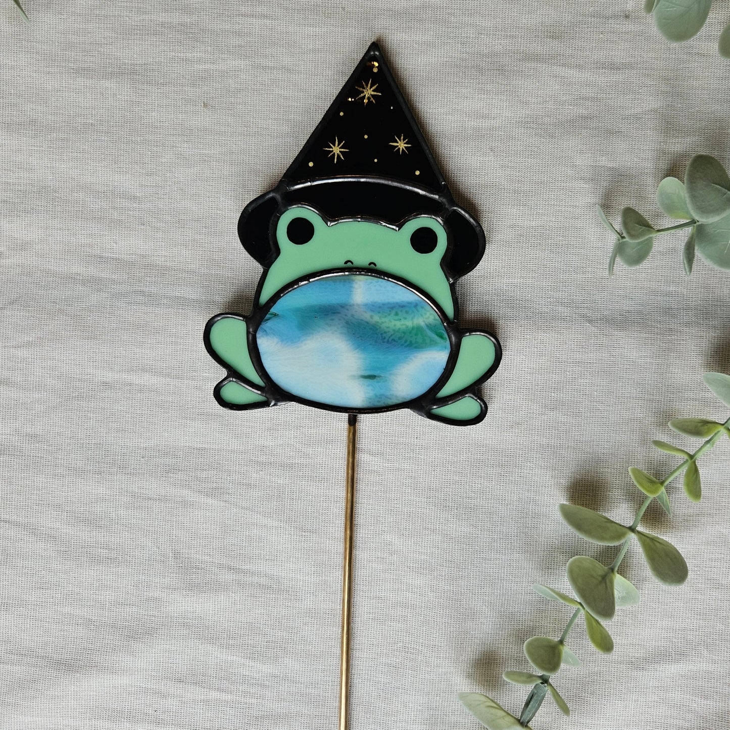 Witchy Frog Plantstake