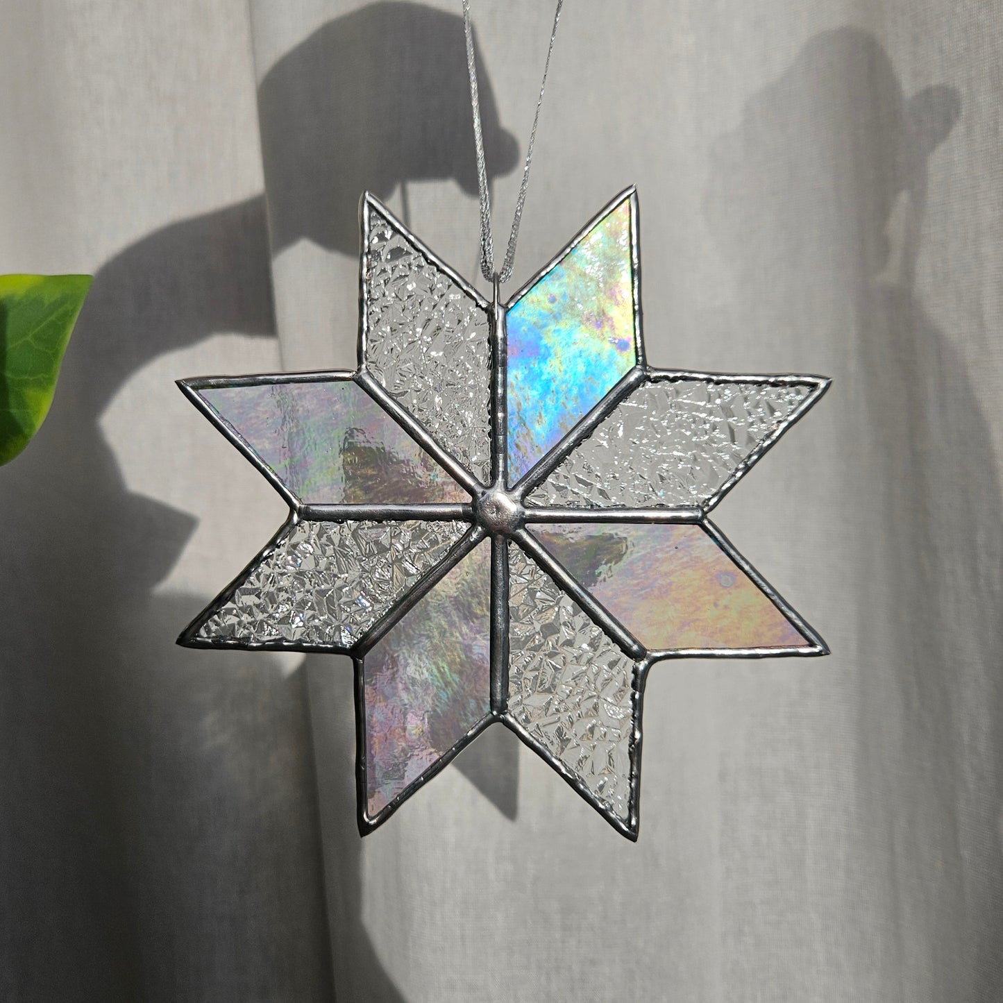 Iridescent Star Suncatcher
