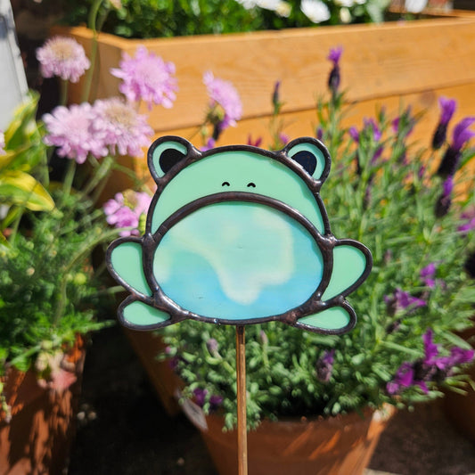 Grumpy Frog Plantstake