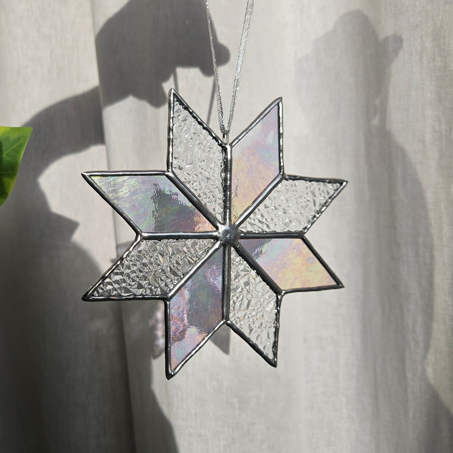 Iridescent Star Suncatcher